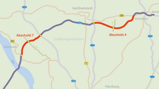 Motorway A20, North-West Bypass Weede – Elbe Tunnel