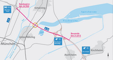 Motorway A99, 8-lane Expansion between Munich North and Haar
